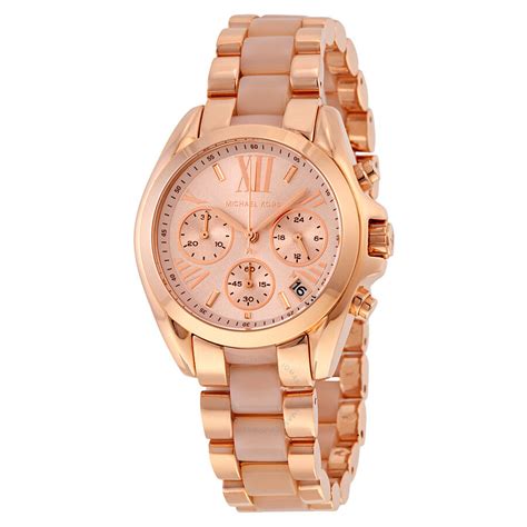 womens michael kors watches rose gold|mk rose gold watch sale.